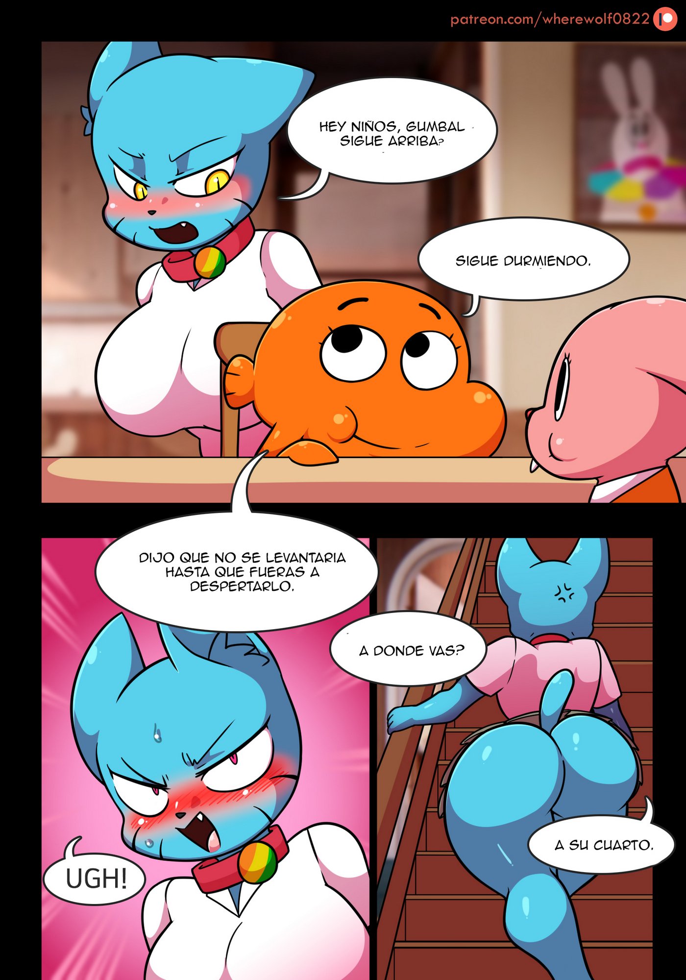 El increible mundo de gumball comic porno