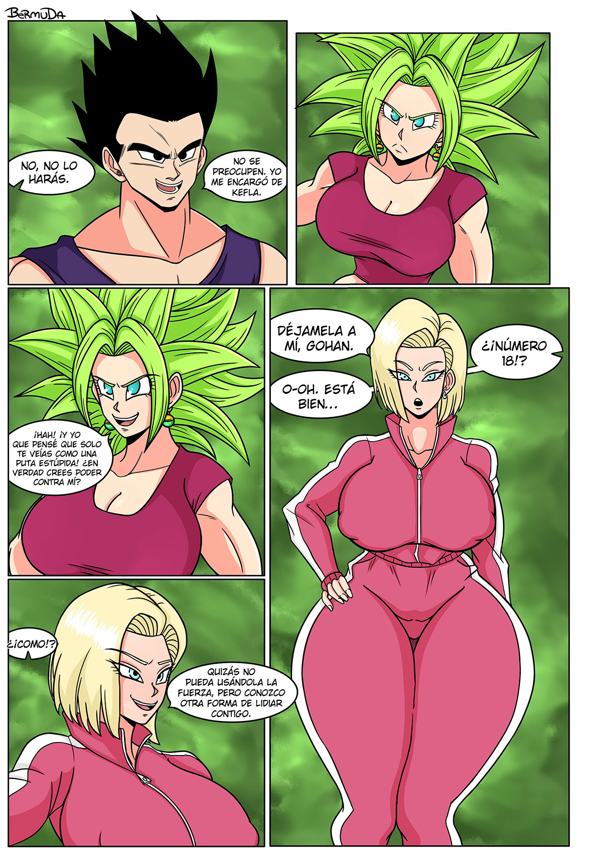 Android 18 Tiene un Plan – Bermuda - Comics Porno