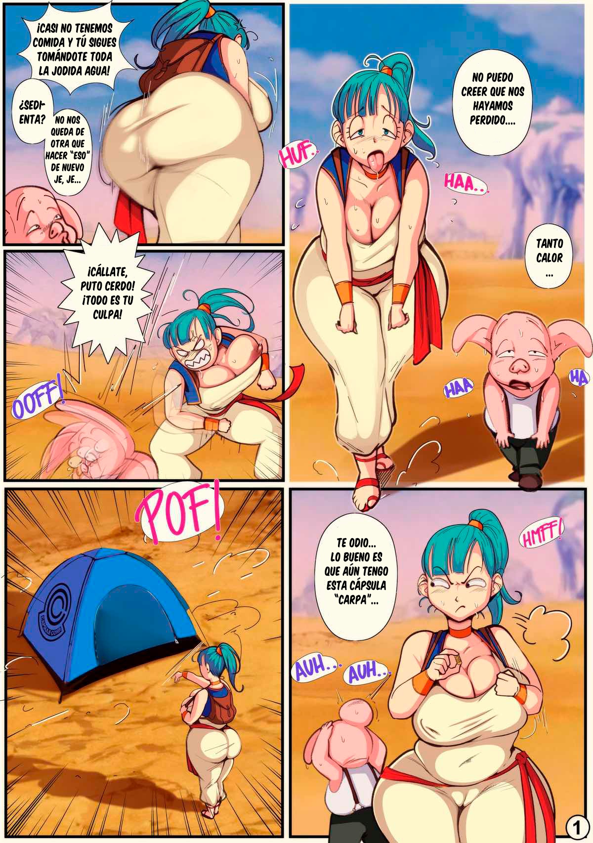 Bulma comic porn