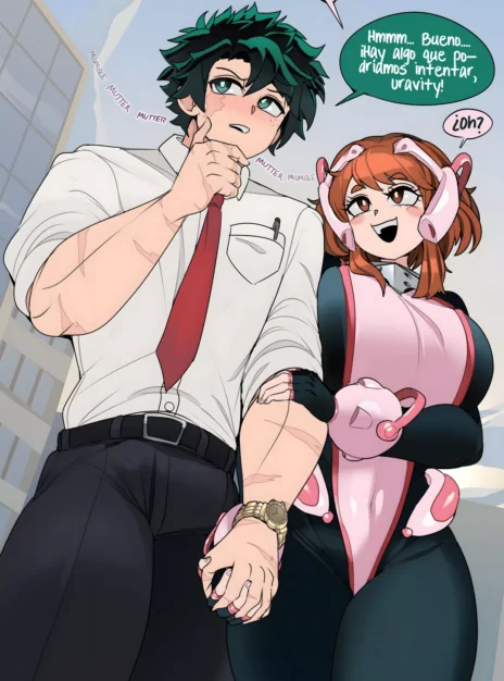 Ochako Uraraka & Izuku Midoriya – CaptainKirb